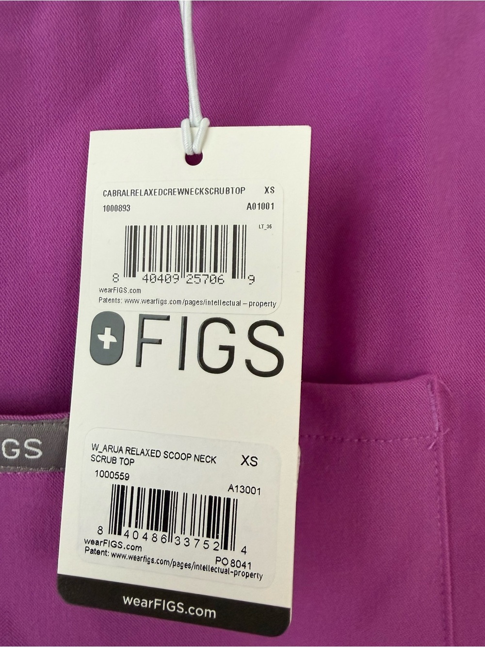 FIGS Women’s **limited edition color ultra-berry **XS set - Picture 5 of 8